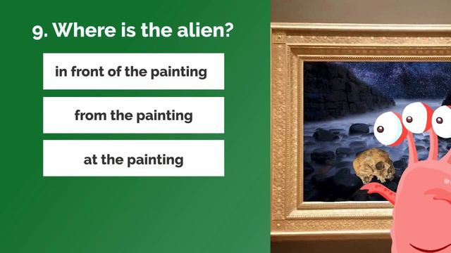 Test Your English! Prepositions Of Place - QUIZ (Special Alien Edition!)