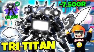 ПОЛУЧИЛ НОВОГО ГОДЛИ TRI TITAN в Skibidi Tower Defense Roblox