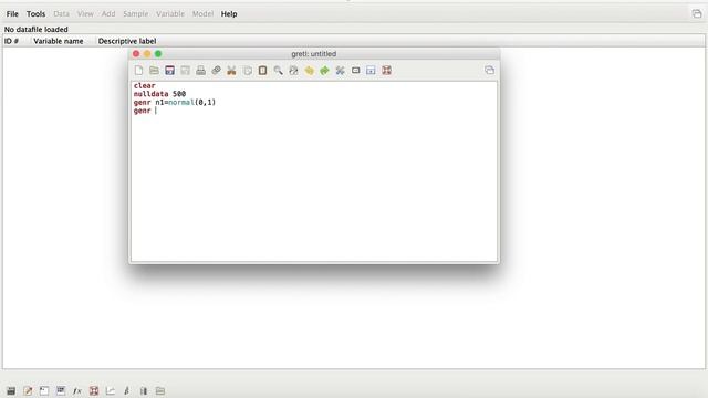 How to Generate Data from a Normal and Uniform Distribution Using gretl смотреть онлайн