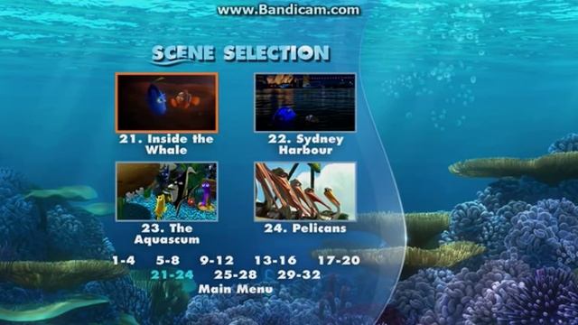 Finding Nemo 2012 DVD Menu Walkthrough смотреть онлайн