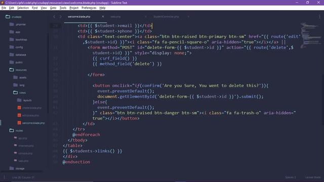 How to create crud in laravel 5.5 Part:07 Pagination (Bangla) смотреть онлайн