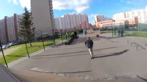 Яжмать в скейт-парке - разбили голову