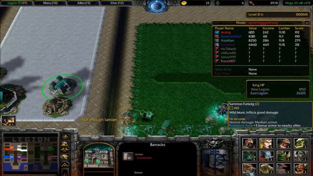 Warcraft 3 Custom Map: Legion TD X10! #2 смотреть онлайн
