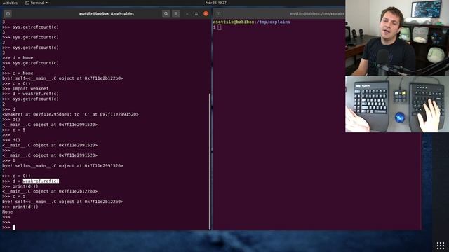 python: what is weakref? (intermediate - advanced) anthony explains #366 смотреть онлайн