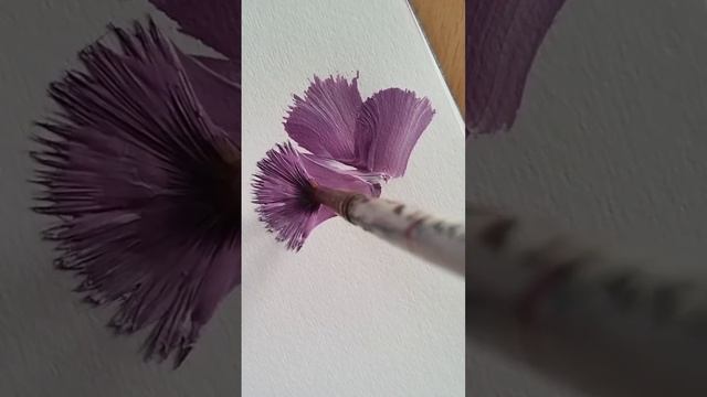 one stroke flower art ?️ #shorts #art #painting смотреть онлайн