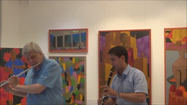 Napoli - flute and clarinet duo improvisation. смотреть онлайн