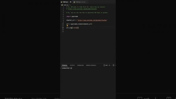 QR Code generator using python | No Talking