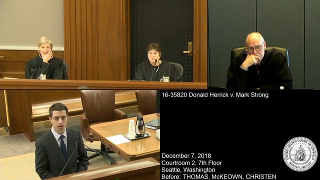 16-35820 Donald Herrick v. Mark Strong смотреть онлайн