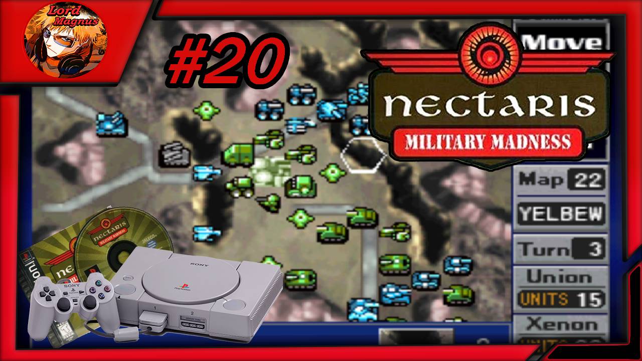 🌒 Nectaris Military Madness 🌒 Прохождение на Ps1 Сложная кампания #20