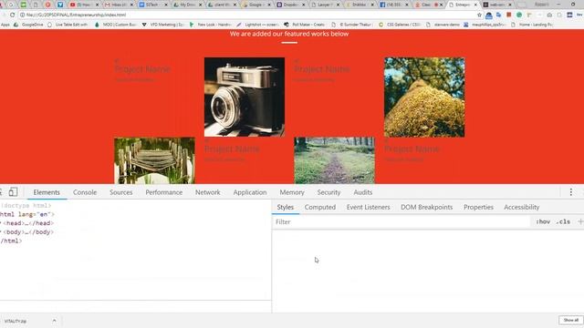 PSD to Responsive Website using Bootstrap | Entrepreneurship Part-2 смотреть онлайн