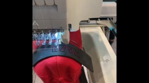 Вышивка на бейсболке на промышленной вышивальной машине TAJIMA серии MDP ( SAI )