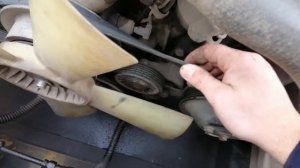 MERCEDES BENZ-W124. Замена ремня