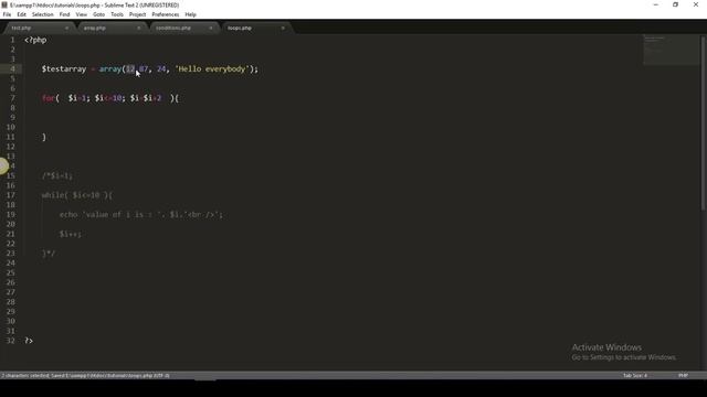 PHP Loops explained (for, while, foreach and do while) смотреть онлайн