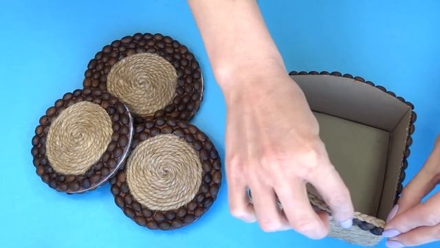 КАЖДЫЙ хочет сделать эту КРАСОТУ из ДЖУТА своими руками. Jute craft idea смотреть онлайн