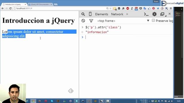 Introduccion a JavaScript y jQuery смотреть онлайн