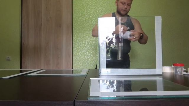 Клеим аквариум!!! Как склеить аквариум своими руками!!! смотреть онлайн