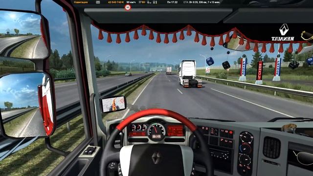ETS 2 1.36●Renault Premium●Saint Alban Du Rhone,France-Dusseldorf,Germany смотреть онлайн