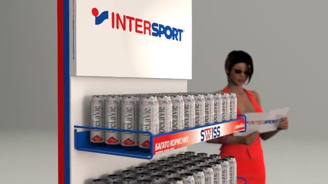Торговые стойки Intersport для воды смотреть онлайн