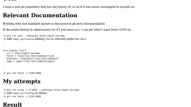 How can I clone an svn repository that changed layouts with git maintaining full history? смотреть онлайн