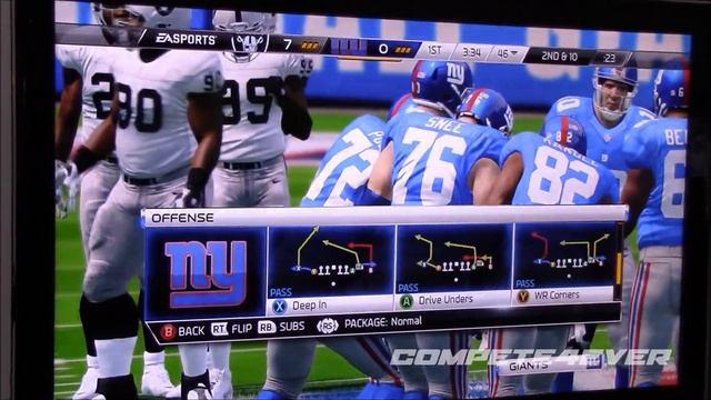MADDEN 25 RAIDERS AT GIANTS E3 13 XBOX 360 смотреть онлайн