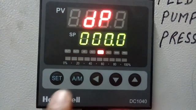 Honeywell DC1040 PID Controller Full Configuration.