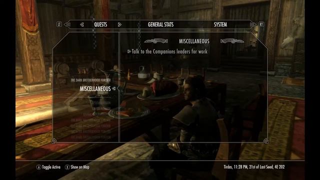 Elder Scrolls V Skyrim Glitch Can't Get A Quest From Vilkas Or Farkas Of The Companions