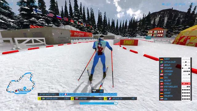 Biathlon : Individuel hommes смотреть онлайн