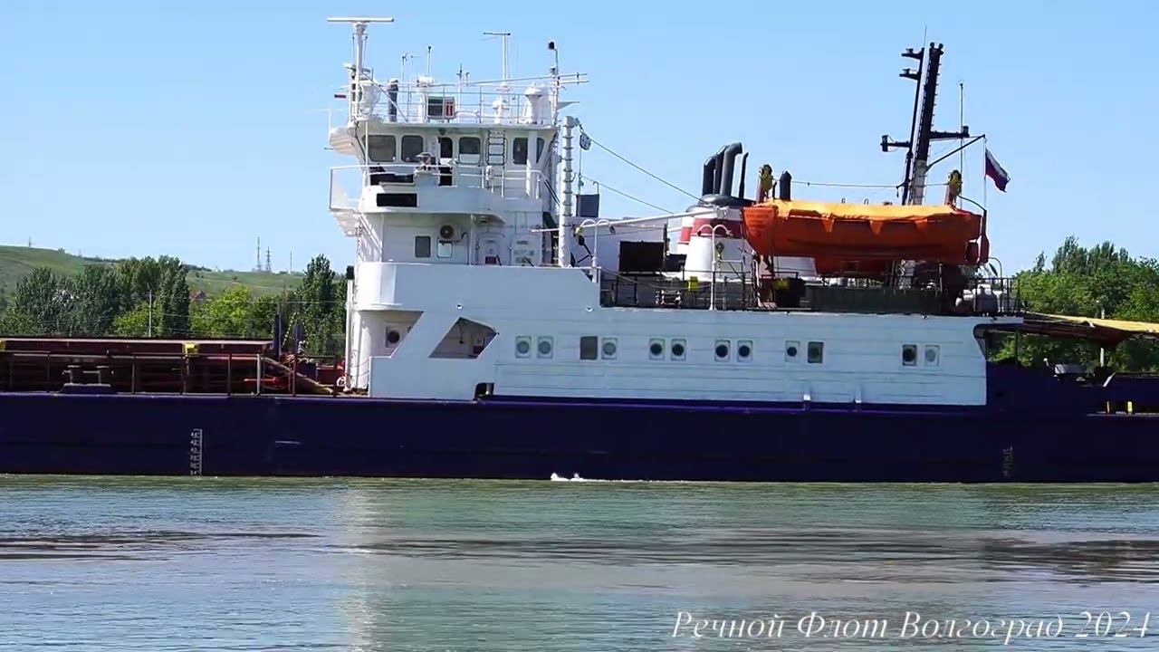 Теплоход ВОЛГО ДОН 238 на Волго Донском канале смотреть онлайн
