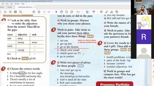 Face2face Elementary Final Lesson (3/3) with Dr. Su - الحصة الاخيرة من المستوى االثاني للدفعة 2 смотреть онлайн