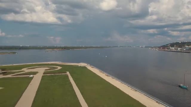 Взлет и посадка у Нижегородского Александро-Невского Собора Flight near Alexander Nevsky Cathedra смотреть онлайн