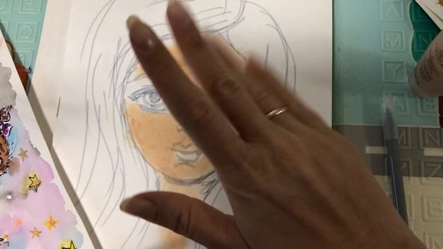 АСМР/ASMR Рисую портрет и делаю макияж / Близкий шёпот/Painting/Make up смотреть онлайн