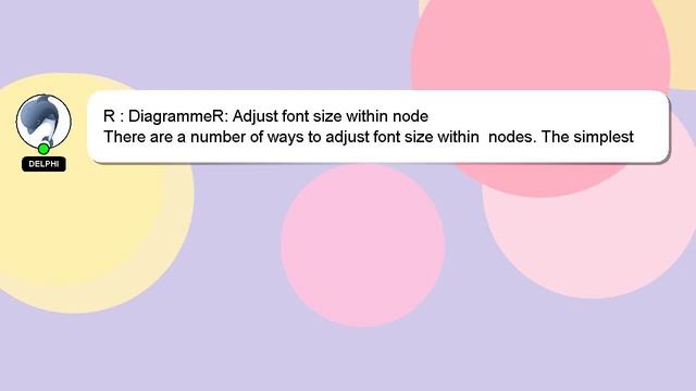 R : DiagrammeR: Adjust font size within node смотреть онлайн