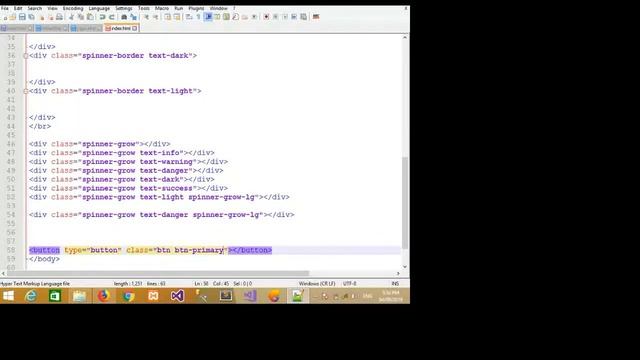 Latest Bootstrap Tutorial in Urdu/Hindi -Lec 11 Bootstrap Spinner смотреть онлайн