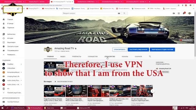 Support Me - Become A Sponsor Of My Channel And Get Privileges And Bonuses On Amazing Road TV
