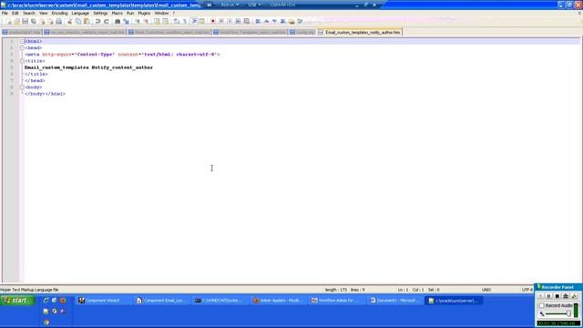 Oracle UCM Workflow custom email template смотреть онлайн
