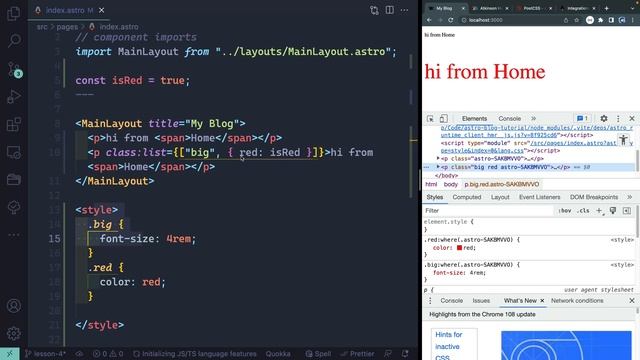 Astro Blog Course #4 - CSS & styling смотреть онлайн
