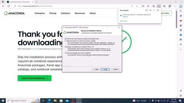 How to Install Anaconda on Windows 10 2023 смотреть онлайн