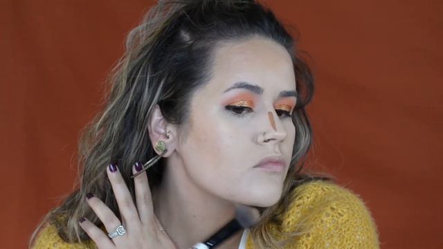 Thanksgiving/Fall Look + QUICK and EASY How To: Glitter (hooded lids) смотреть онлайн