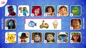 УГАДАЙ 35 ПЕРСОНАЖЕЙ ПО ЭМОДЗИ ?