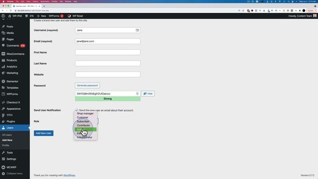 How To Create A User In WordPress - WordPress Beginner Tutorial смотреть онлайн