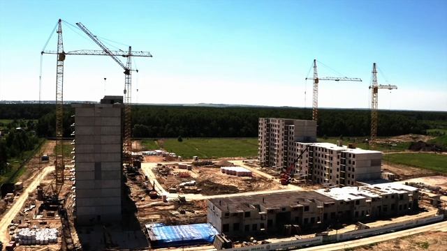 ЖК ЛесART - Ход строительства (Июнь 2022) смотреть онлайн