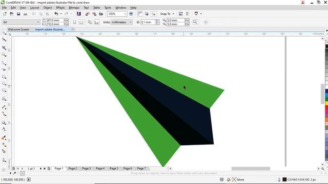 CARA MEMASUKAN IMPORT FILE ADOBE ILLUSTRATOR AI KE COREL DRAW | CONVERT AI TO COREL смотреть онлайн
