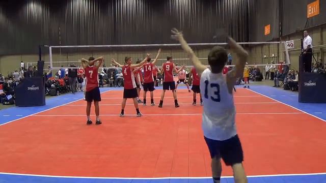 A5 16-Erin VS. NVC B16-Black,pool play,2016 Boys Winter Volleyball Championship смотреть онлайн