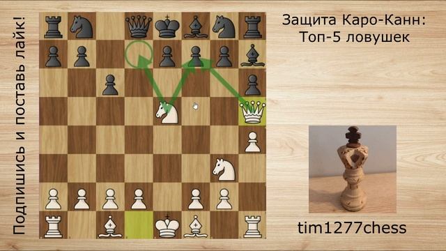 Защита Каро-Канн: Топ 5 дебютных ловушек! смотреть онлайн