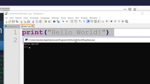 How to Execute a Python Script in Notepad++ смотреть онлайн