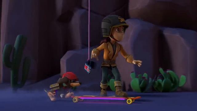 Zuma saves Rocky in a runaway box fort and more! | PAW Patrol | Cartoons for Kids Compilation смотреть онлайн