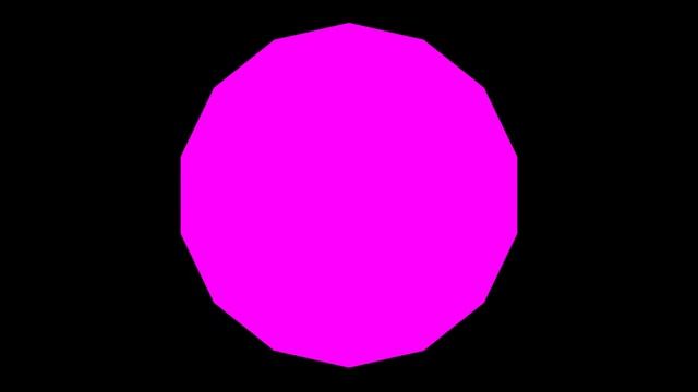 Magenta Tetradecagon Black Background Down To Up смотреть онлайн