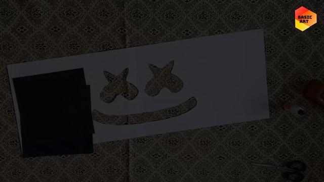 Marshmello Paper Helmet (easy diy tutorial) смотреть онлайн