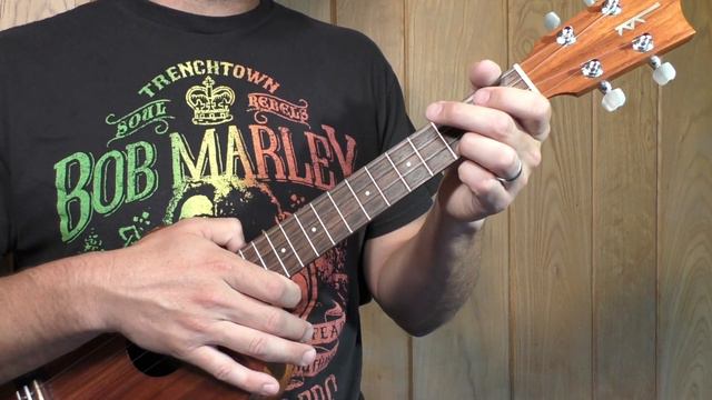 Three Little Birds | Bob Marley | Ukulele Tutorial | Chords + Strumming + Play Along смотреть онлайн