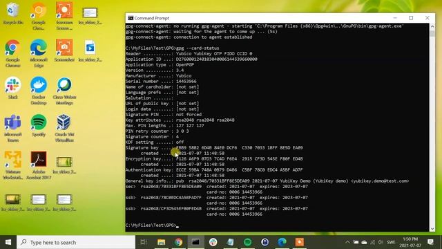 Configuring YubiKey 5 for SSH/GPG access to GitHub смотреть онлайн